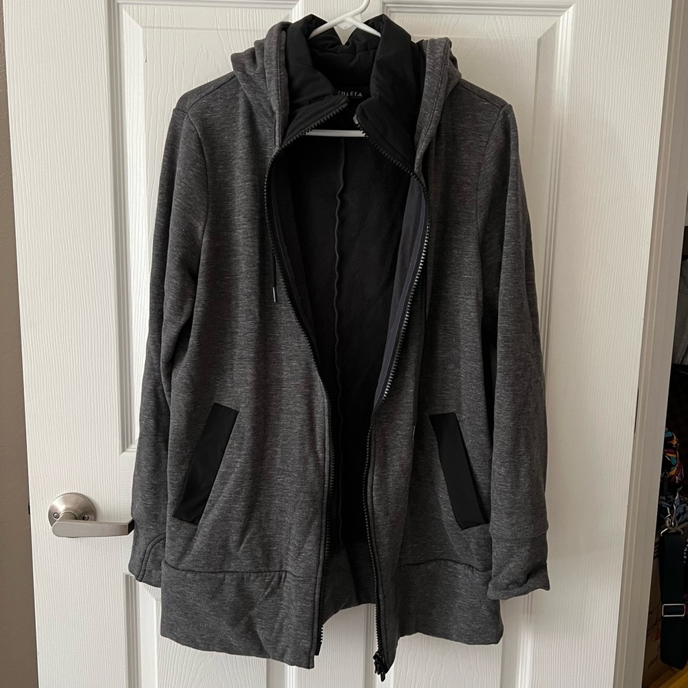 Athleta Stronger Long Hoodie